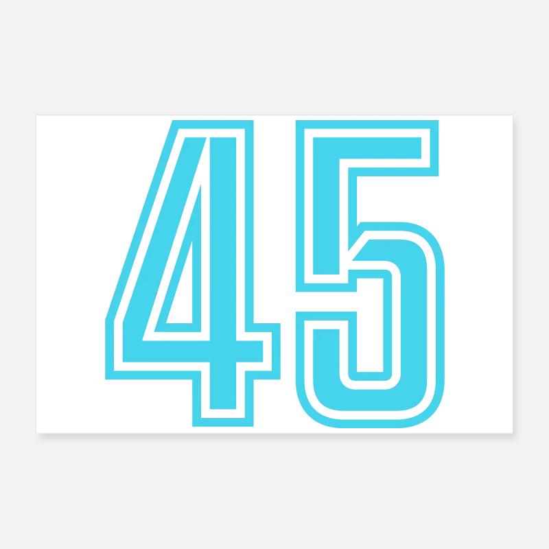 45 Poster 60x40 cm