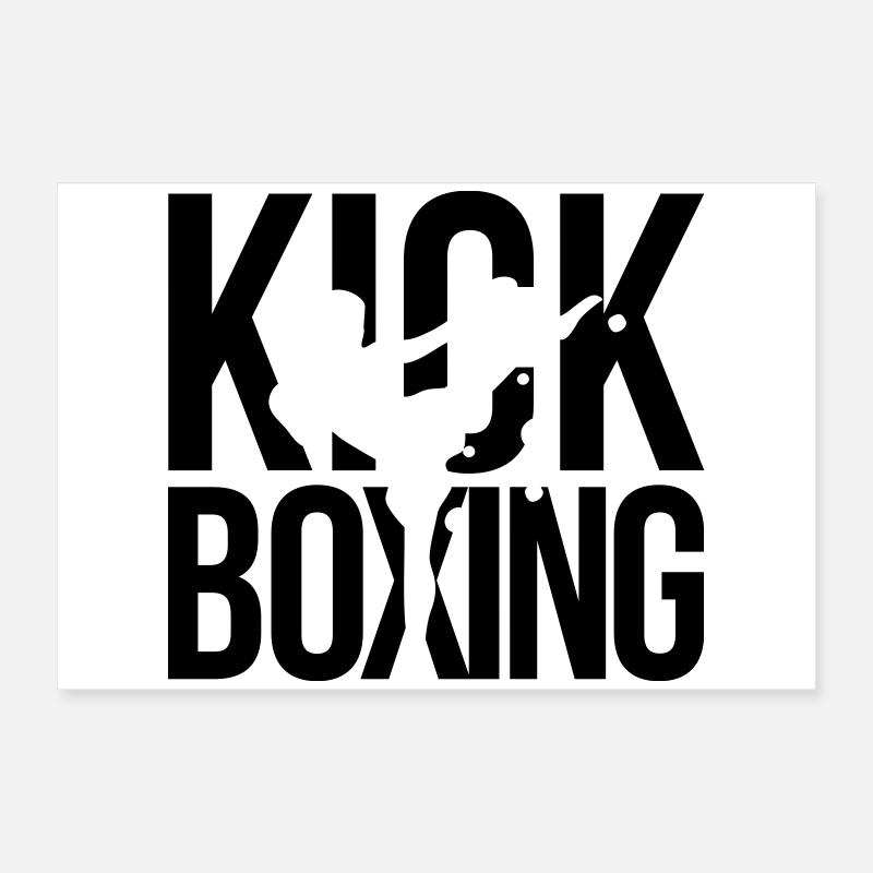 boxe kick boxing Poster 60 x 40 cm