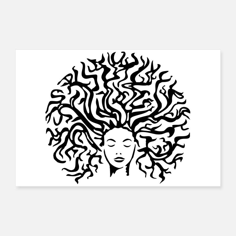 face Poster 24" x 16" (60x40 cm)