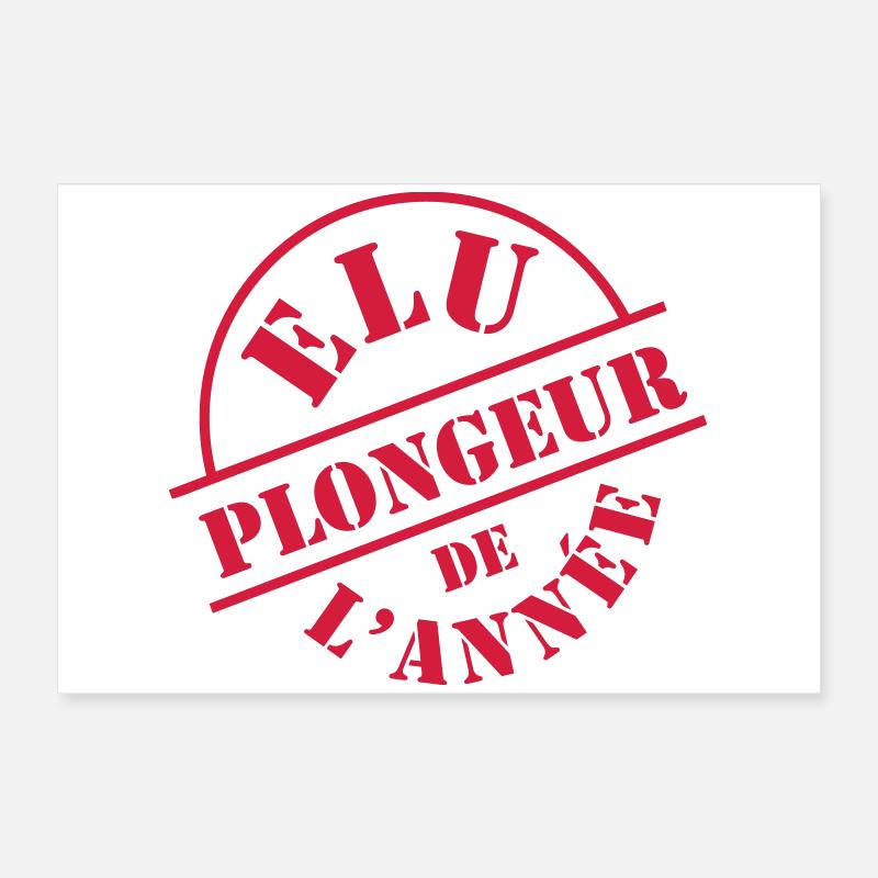 Plongée Poster 60 x 40 cm