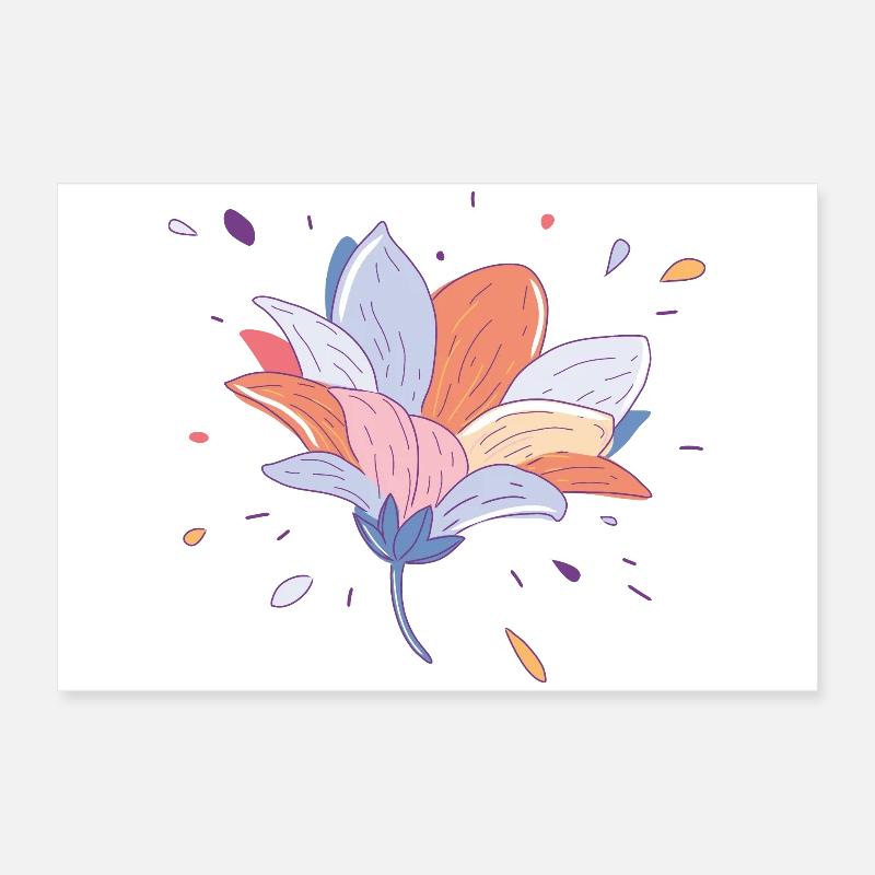 Fleur d’été Poster 60 x 40 cm