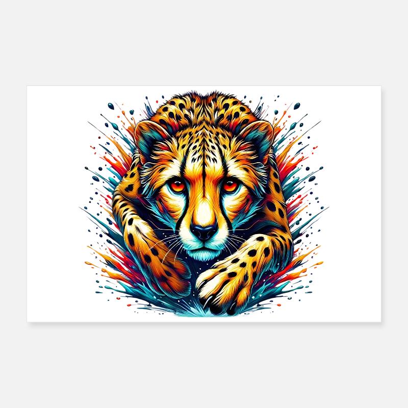 Guépard Poster 60 x 40 cm