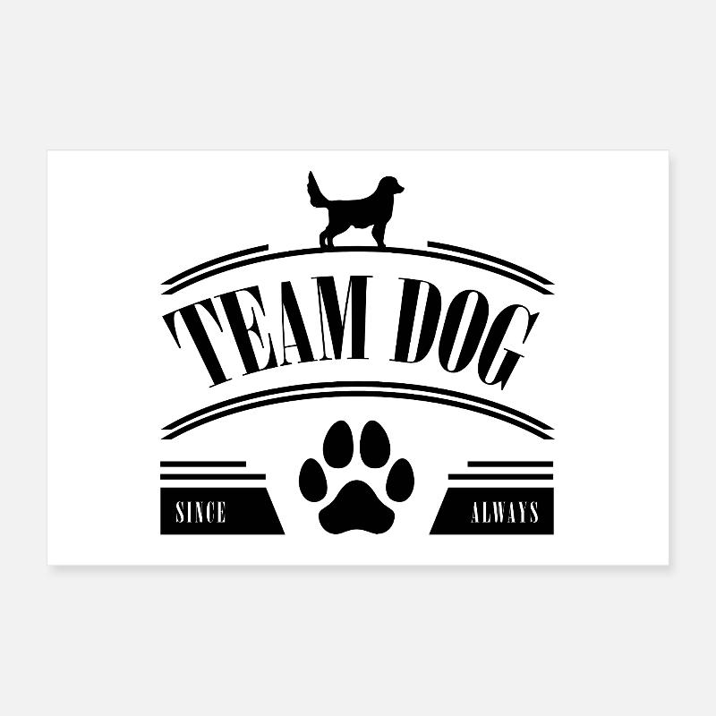 Team Hund Poster 60x40 cm