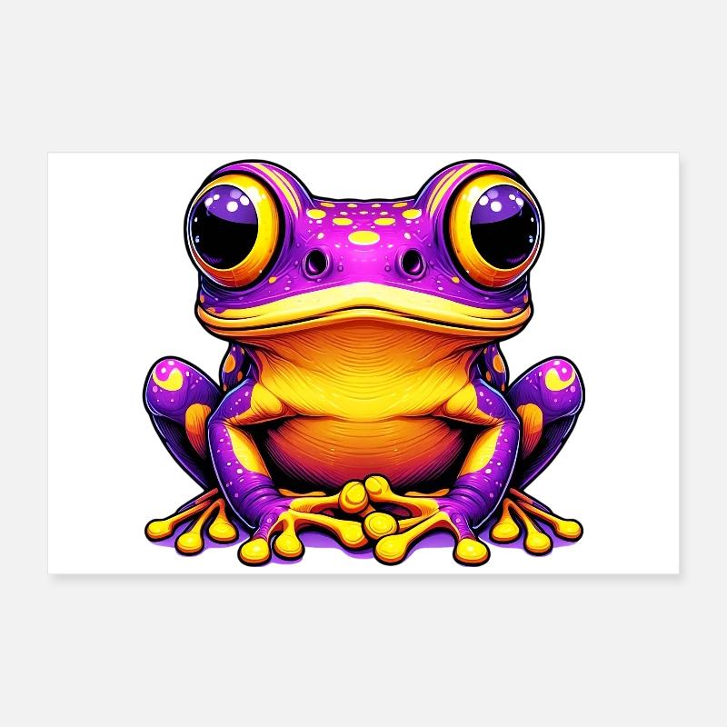 Frog Poster 24" x 16" (60x40 cm)