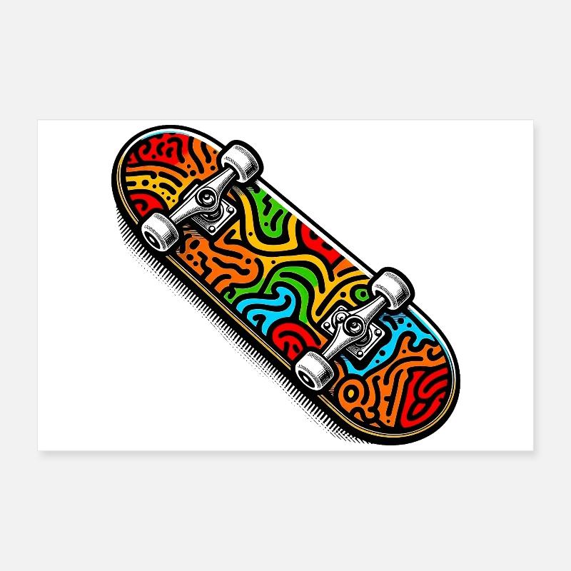 Skateboard Poster 60x40 cm