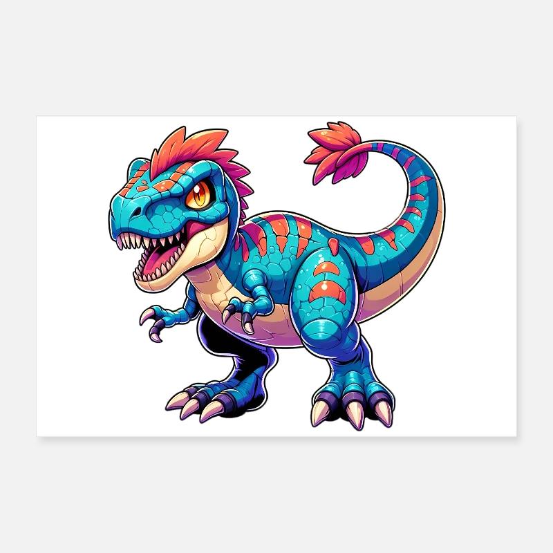 Dinosaure Poster 60 x 40 cm
