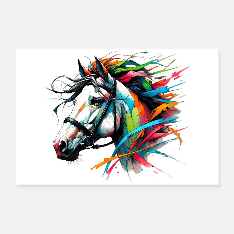 Cheval Poster 60 x 40 cm