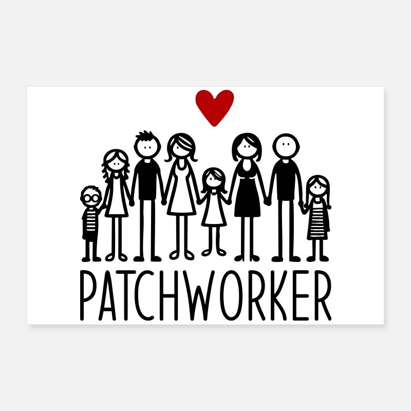 Patchworker Poster 60x40 cm