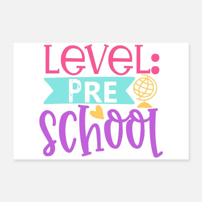 Level: Vorschule Poster 60x40 cm