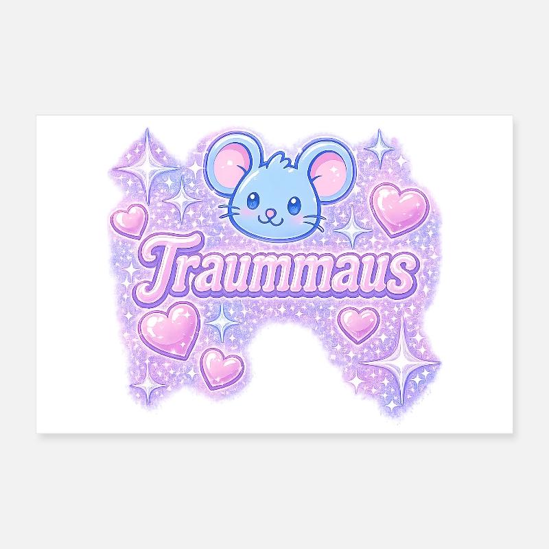 dream mouse / y2k design Poster 24" x 16" (60x40 cm)