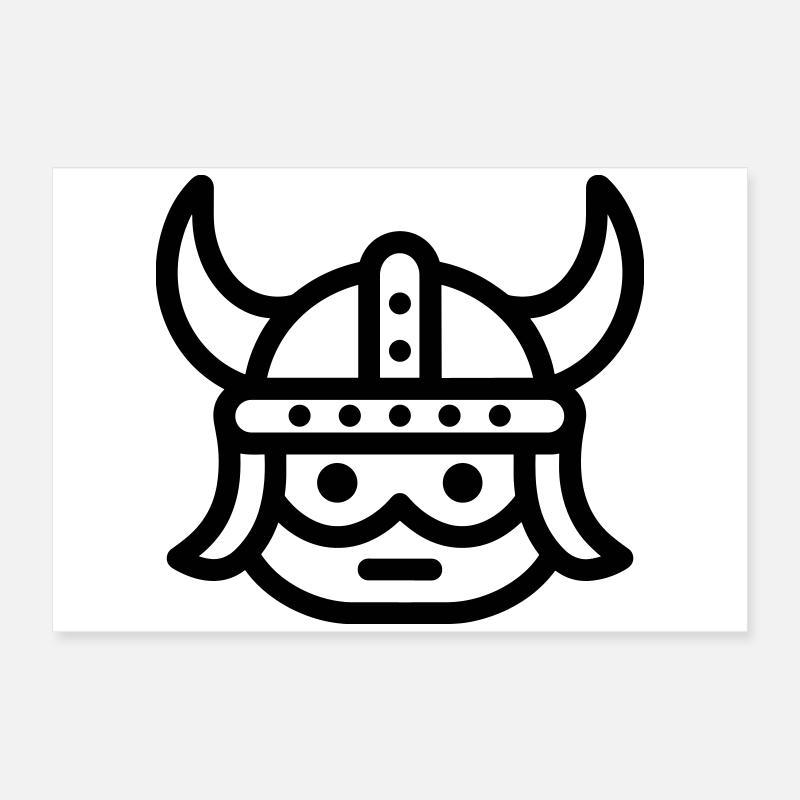 Wikinger Poster 60x40 cm