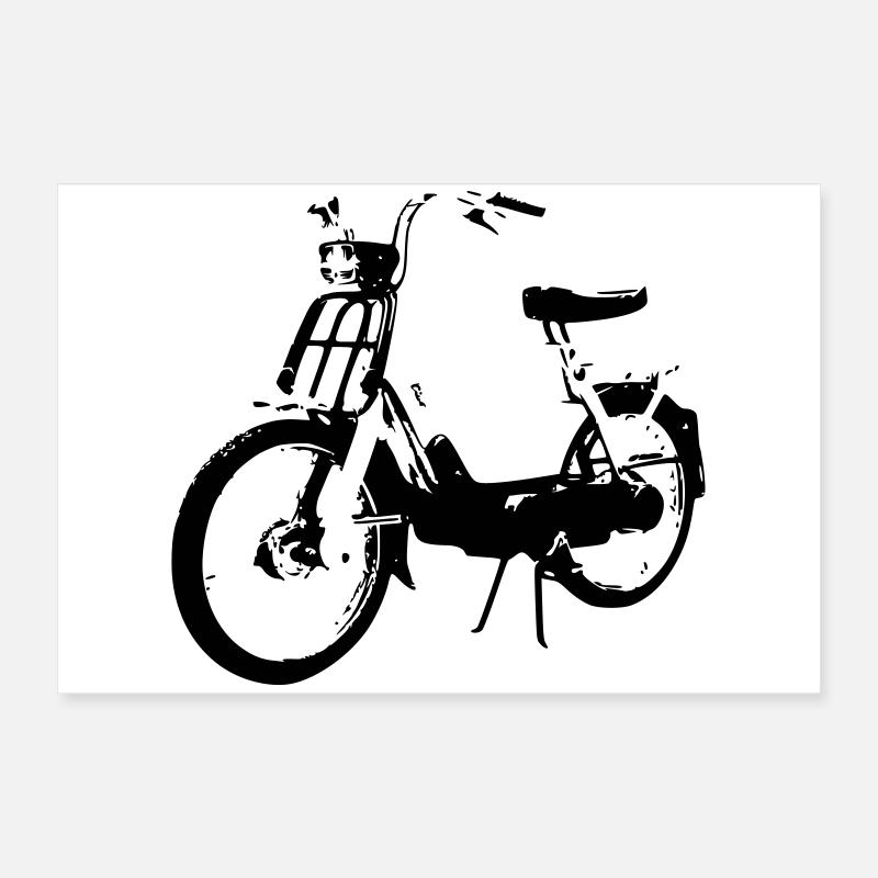 Mofa Moped Töffli - Ciao Bravo Trend - 2025 Poster 60x40 cm