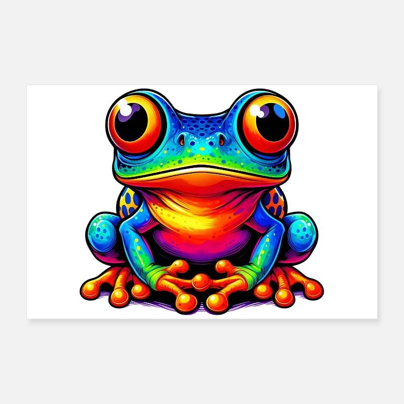 Grenouille Poster 60 x 40 cm