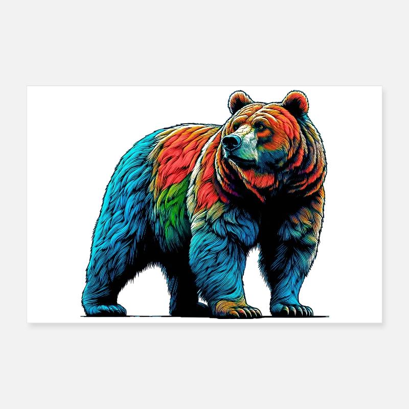 Bär Poster 60x40 cm