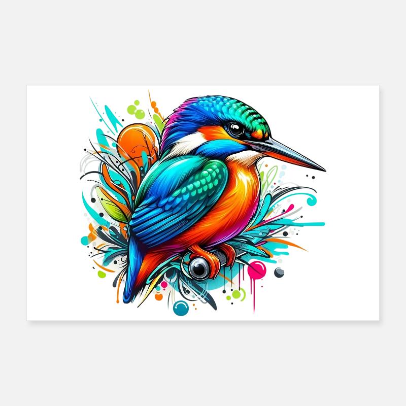 Martin-pêcheur Poster 60 x 40 cm