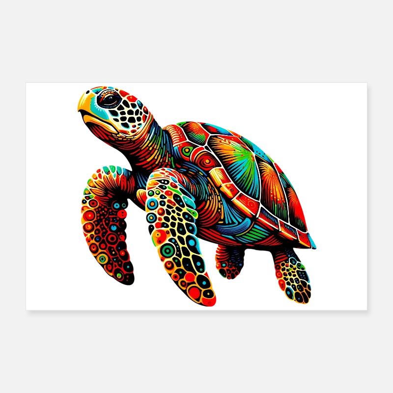 Schildkröte Poster 60x40 cm