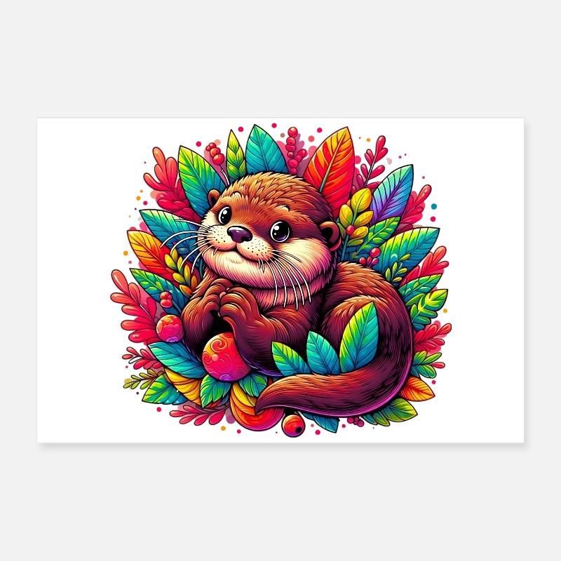 Otter Poster 24" x 16" (60x40 cm)