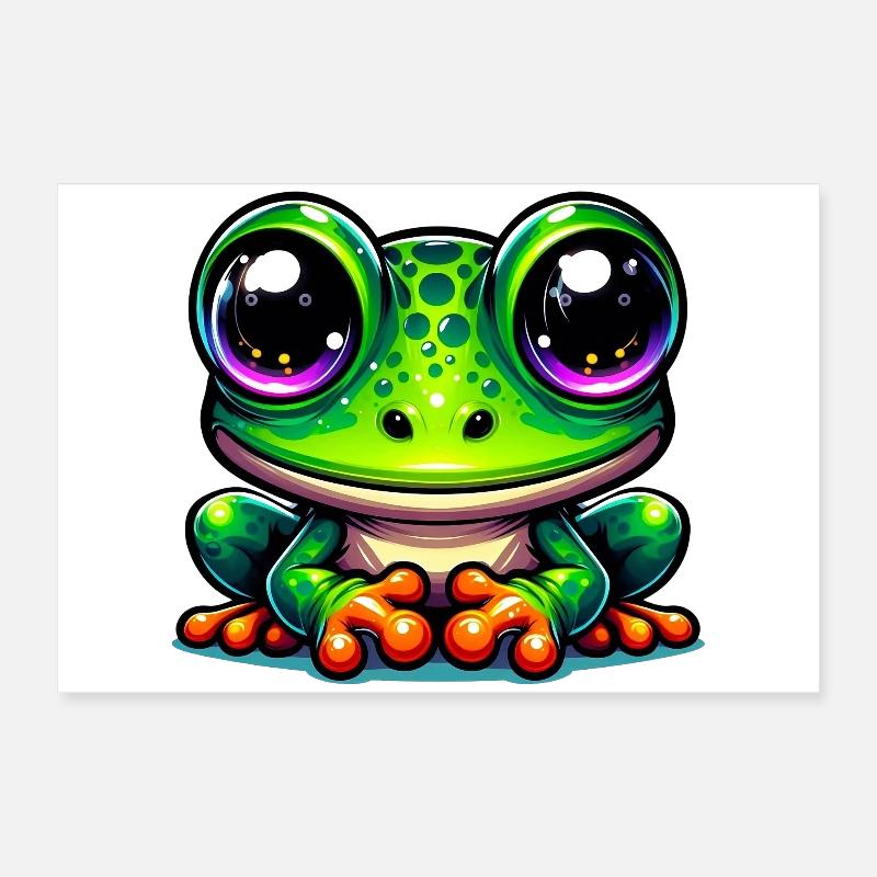 Grenouille Poster 60 x 40 cm