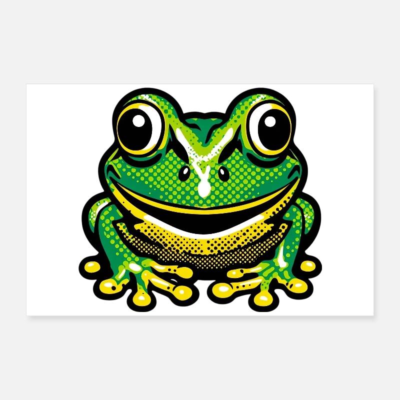 Frog Poster 24" x 16" (60x40 cm)