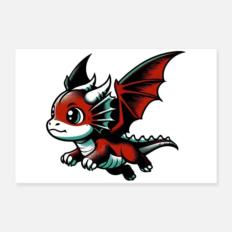 Dragon Poster 60 x 40 cm