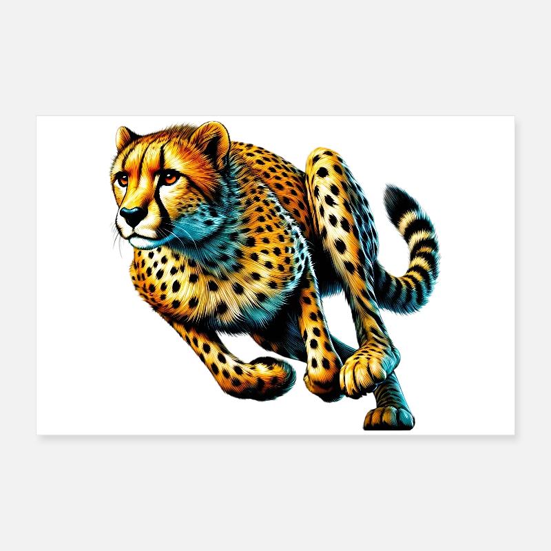 Gepard Poster 60x40 cm