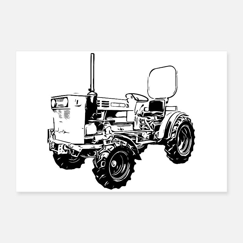 A45 Cult Tractor Poster 24" x 16" (60x40 cm)