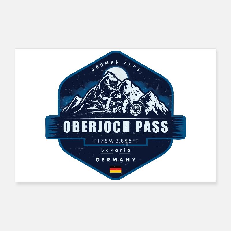 Oberjoch Pass , Bavaria, Germany  Poster 60 x 40 cm