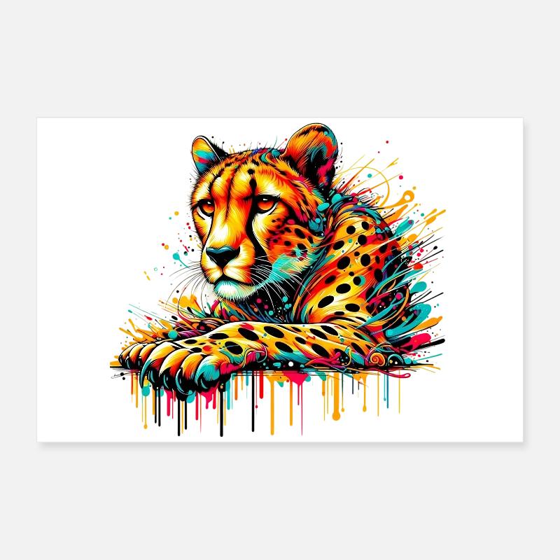 Guépard Poster 60 x 40 cm