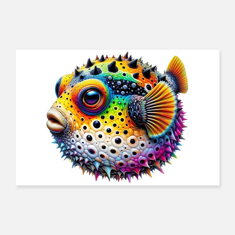Kugelfisch Poster 60x40 cm