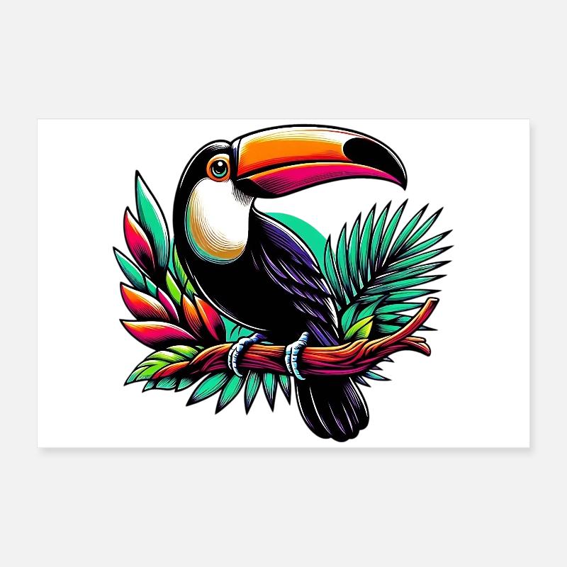 Tukan Poster 60x40 cm