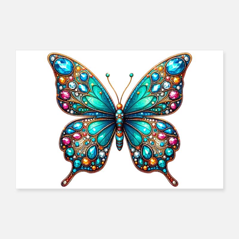 Papillon Poster 60 x 40 cm