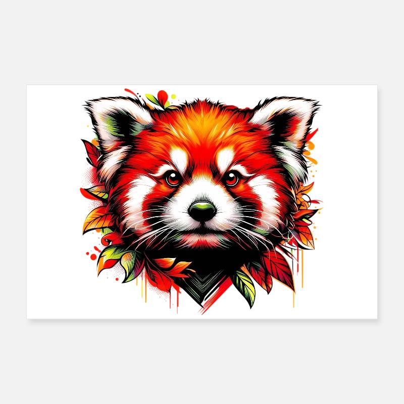Petit panda Poster 60 x 40 cm
