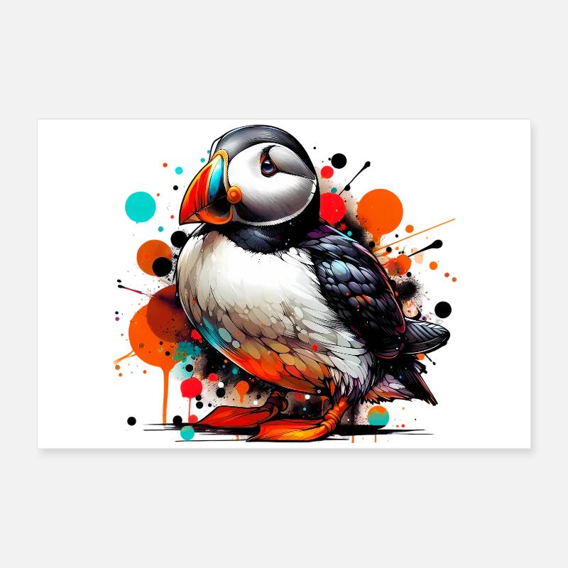 Papageitaucher Poster 60x40 cm