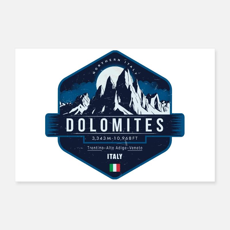 Dolomites , Italy Poster 24" x 16" (60x40 cm)