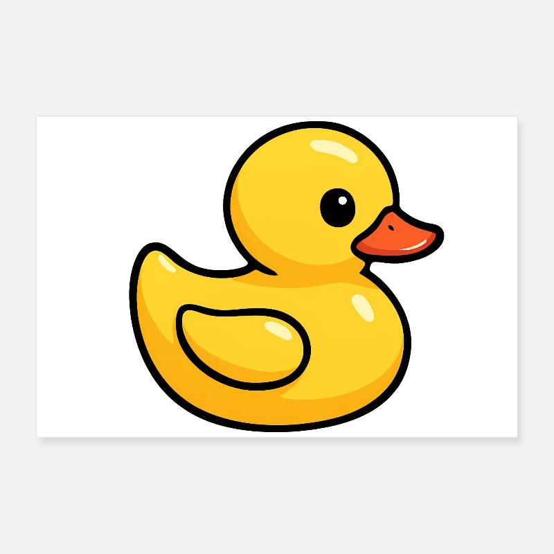 Duck Costume Rubber Duck Rubber Duck Rubber Duck yellow Poster 24" x 16" (60x40 cm)