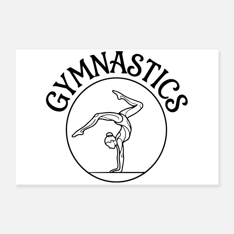 Gymnastik Poster 60x40 cm