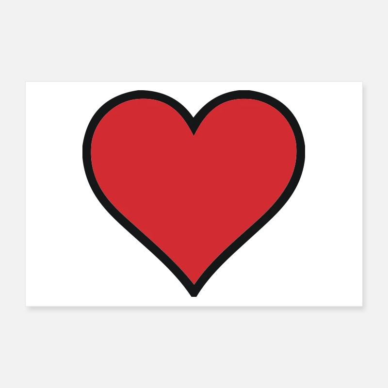 Heart Poster 24" x 16" (60x40 cm)