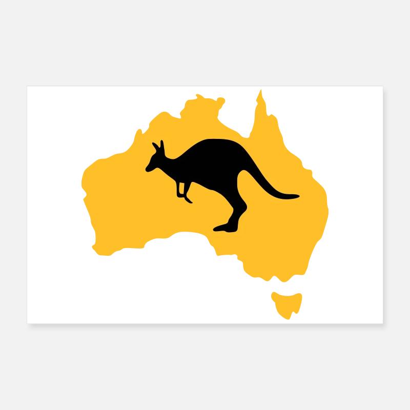 australia Poster 24" x 16" (60x40 cm)