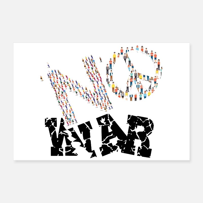 NO WAR Poster 60 x 40 cm