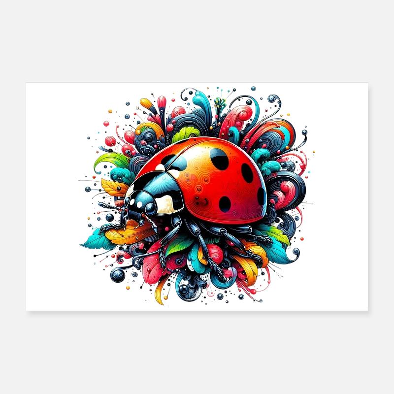 Coccinelle Poster 60 x 40 cm