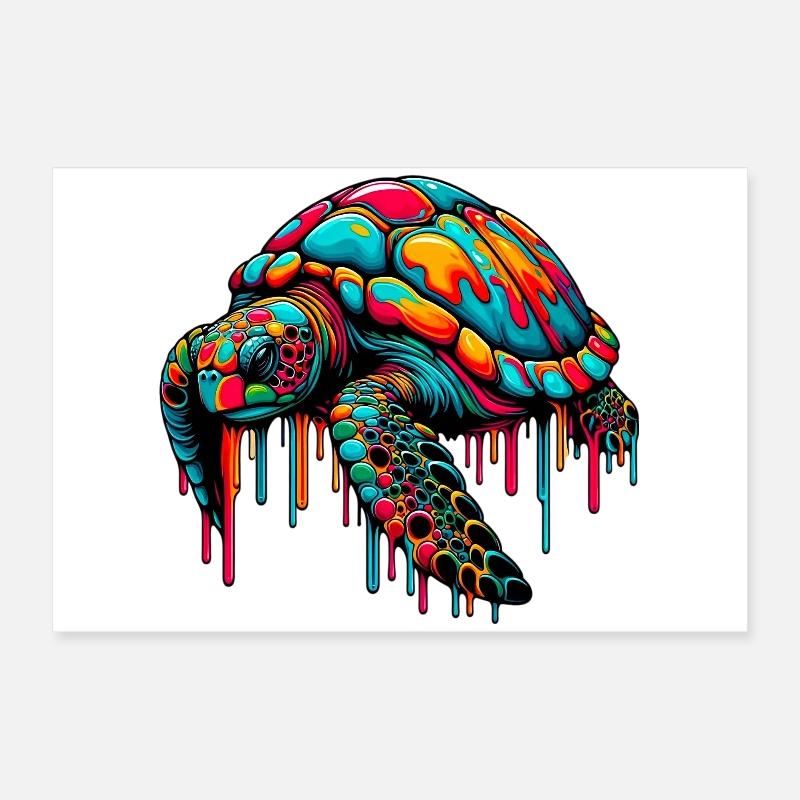 Turtle Poster 24" x 16" (60x40 cm)