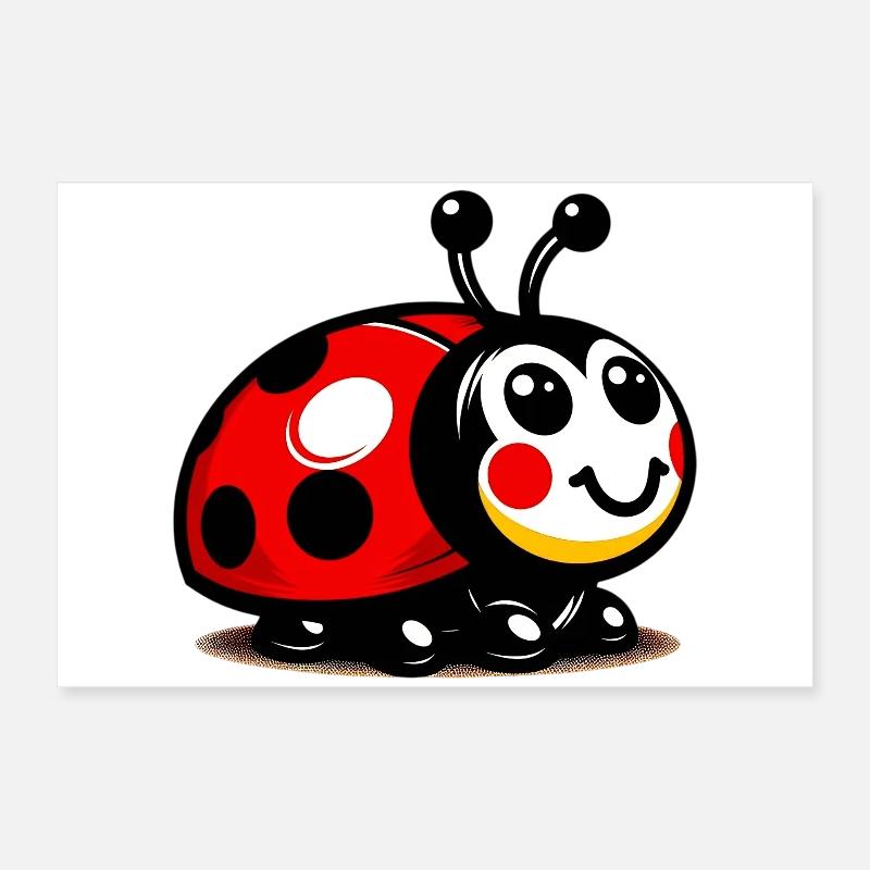 Coccinelle Poster 60 x 40 cm