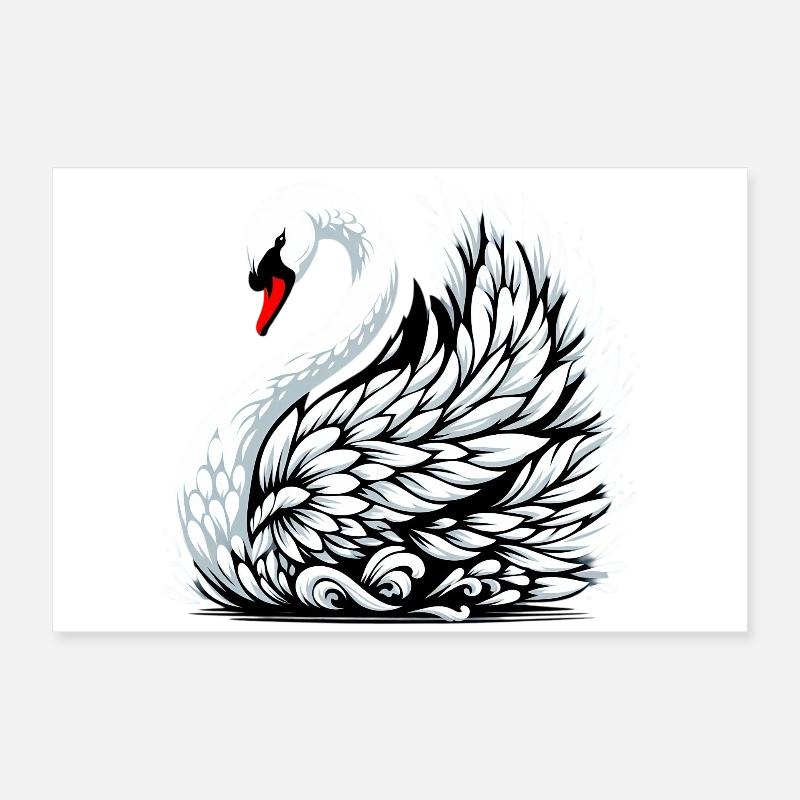 Cygne Poster 60 x 40 cm