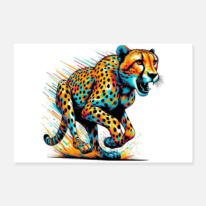 Gepard Poster 60x40 cm