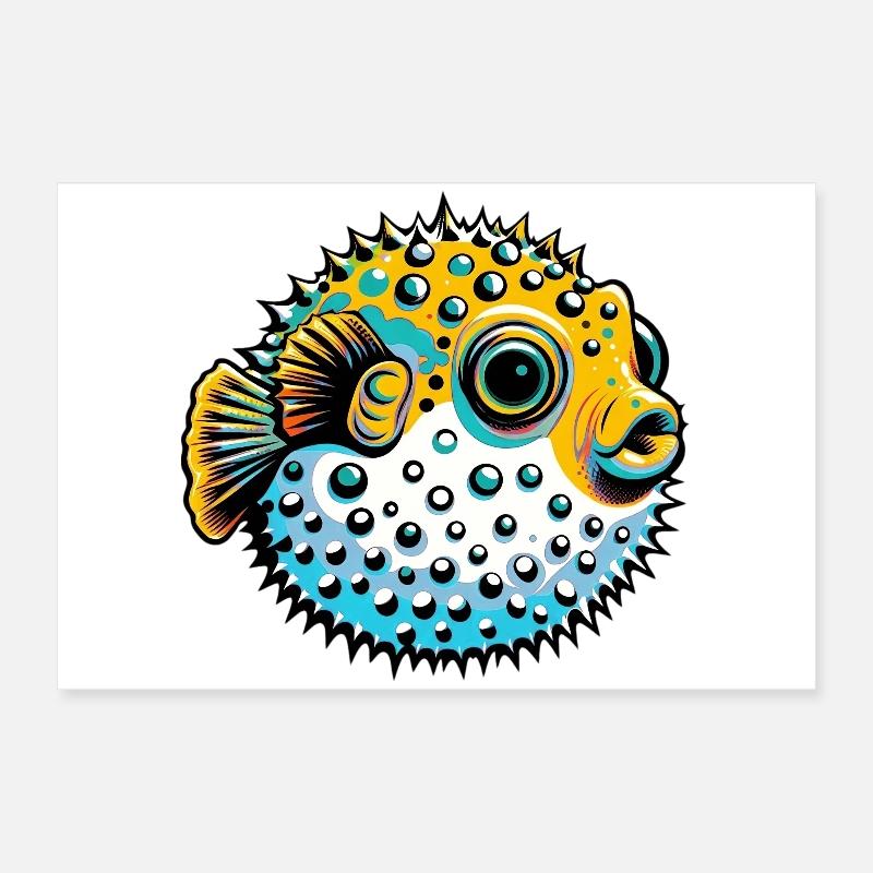 Blowfish Poster 24" x 16" (60x40 cm)