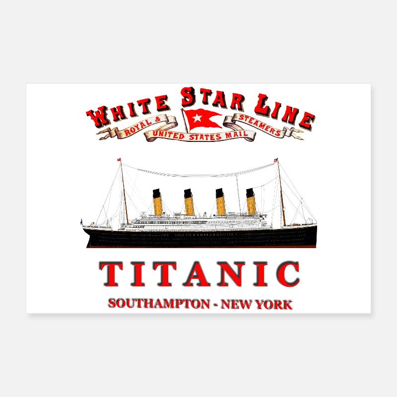 TITANIC CREATION Louis RUNEMBERG © Adagp Poster 24" x 16" (60x40 cm)