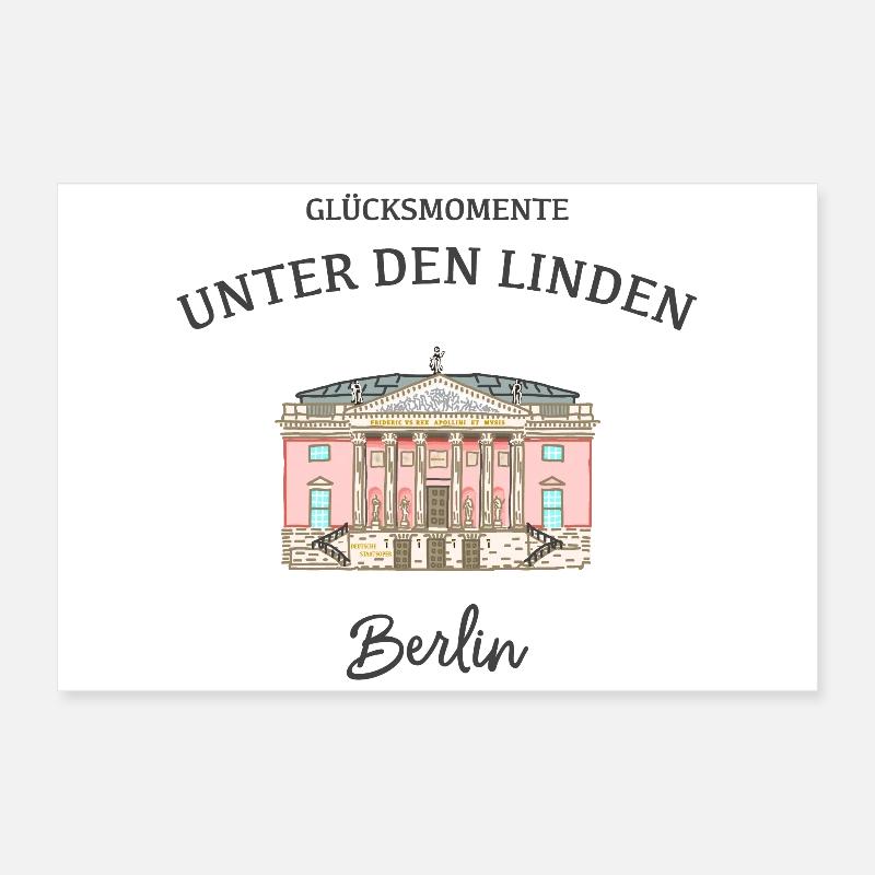 Berlin, Oper Unter den Linden Poster 60 x 40 cm