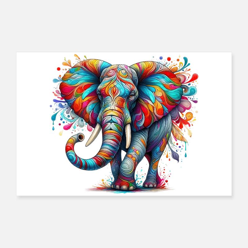 Elefant Poster 60x40 cm