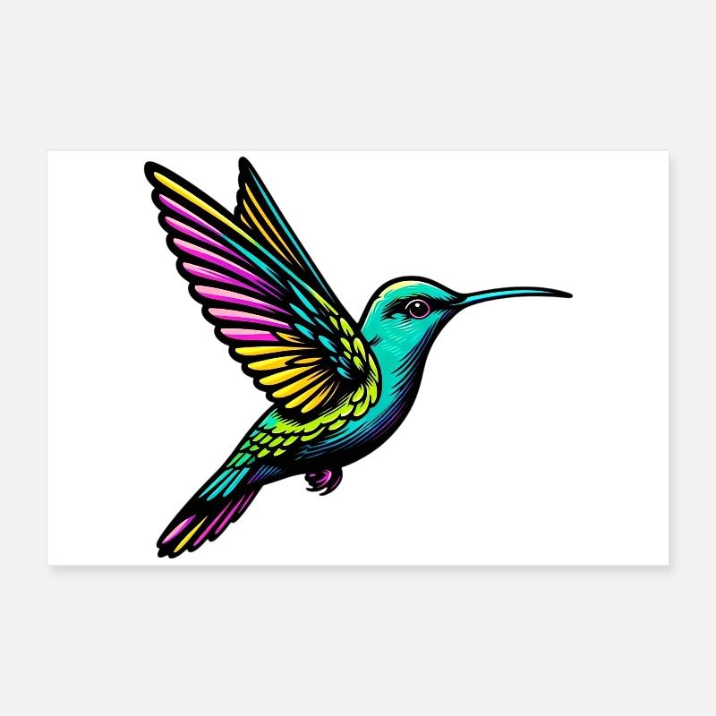 Colibri Poster 60 x 40 cm