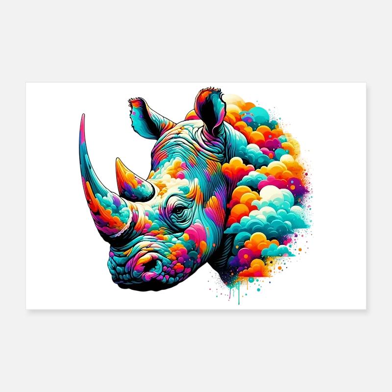 Rhinoceros Poster 24" x 16" (60x40 cm)